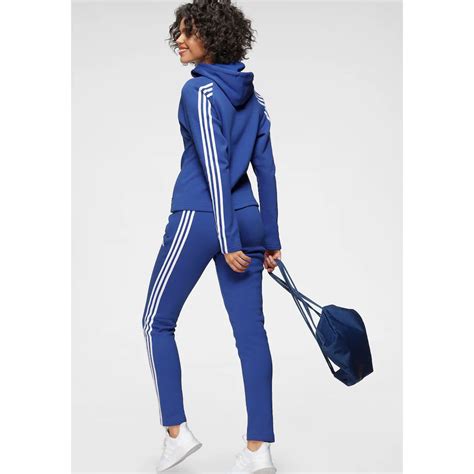 adidas jogginganzug damen baumwolle grau|Frauen .